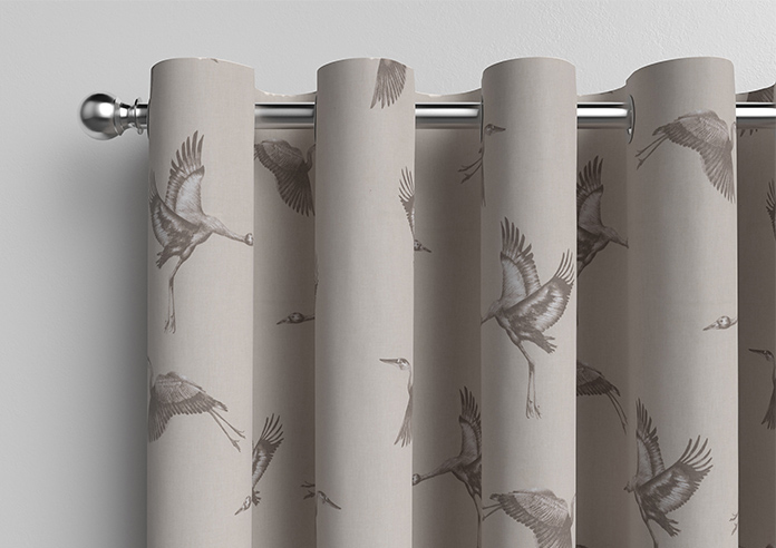 Cranes, Pearl - Made to Measure Curtains - Image 12